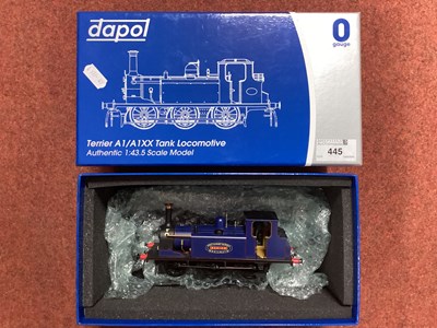 Lot 445 - A boxed Dapol O gauge "Terrier" class...