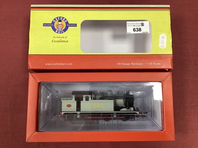 Lot 638 - A boxed Oxford Rail OO gauge, GER 0-6-2 tank...