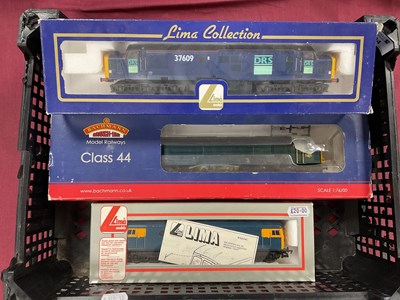 Lot 584 - Three OO Gauge Boxed Diesel locomotives in BR...