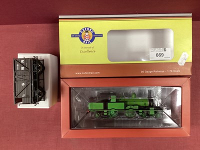 Lot 669 - A boxed Oxford Rail OO gauge Adams 415 class 4-...