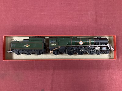 Lot 647 - A Hornby OO gauge Rebuilt Merchant Navy class...