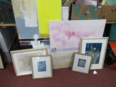 Lot 1149 - Alison Rosen (Sheffield Artist), Abstract...