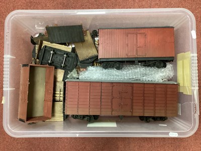 Lot 331 - Three G scale scratch-built American outline...