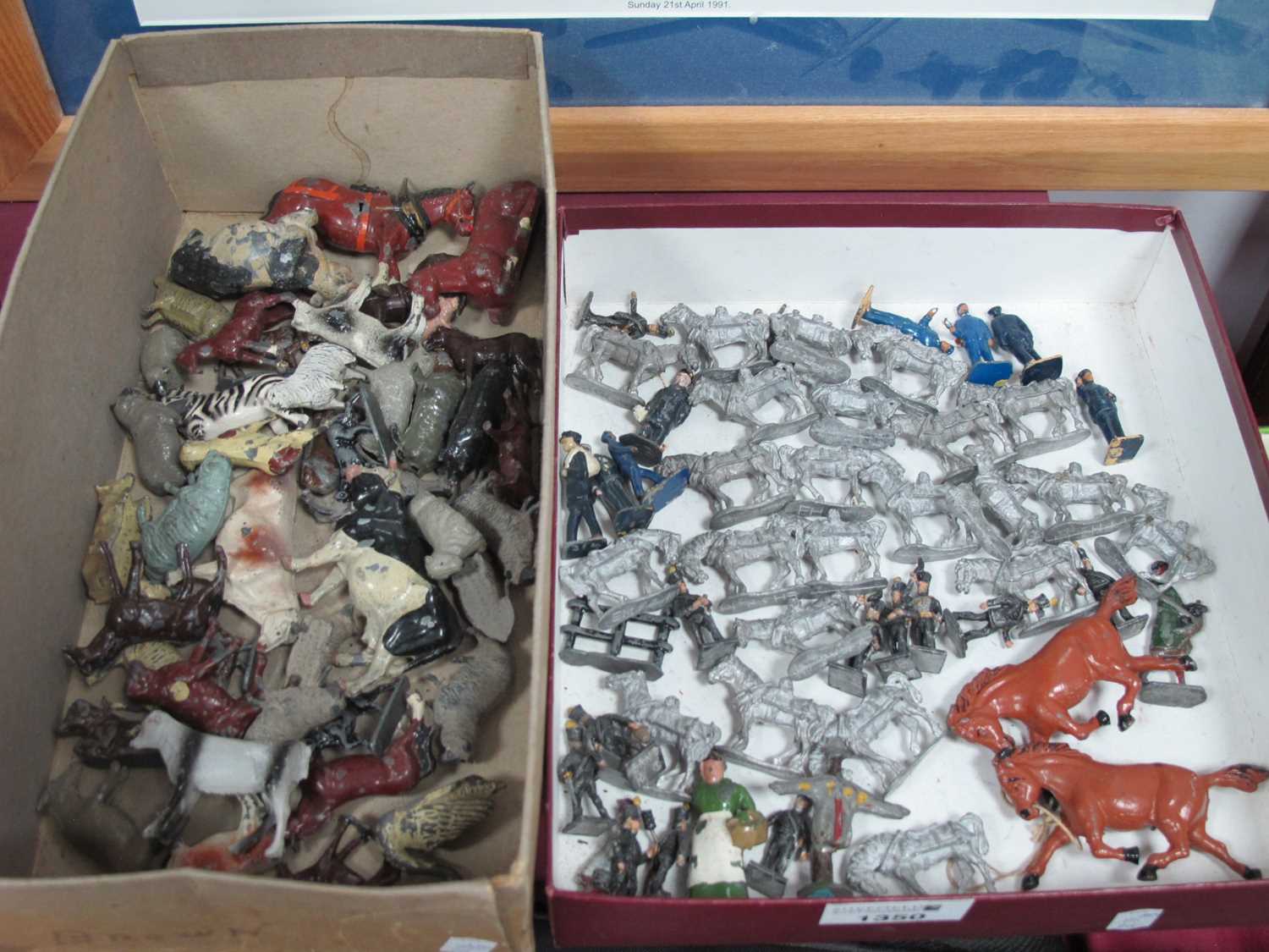 Lot 1350 - A Large Quantity of Vintage Lead Farm Animals...