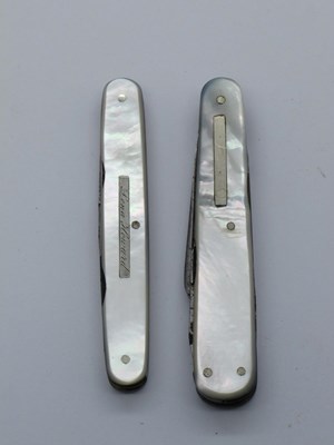 Lot 102 - G. Butler, Sheffield, two blades, scissors,...