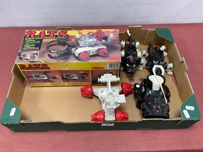 Lot 782 - Five Tomy Circa 1980's Robot Anti Terror Squad...