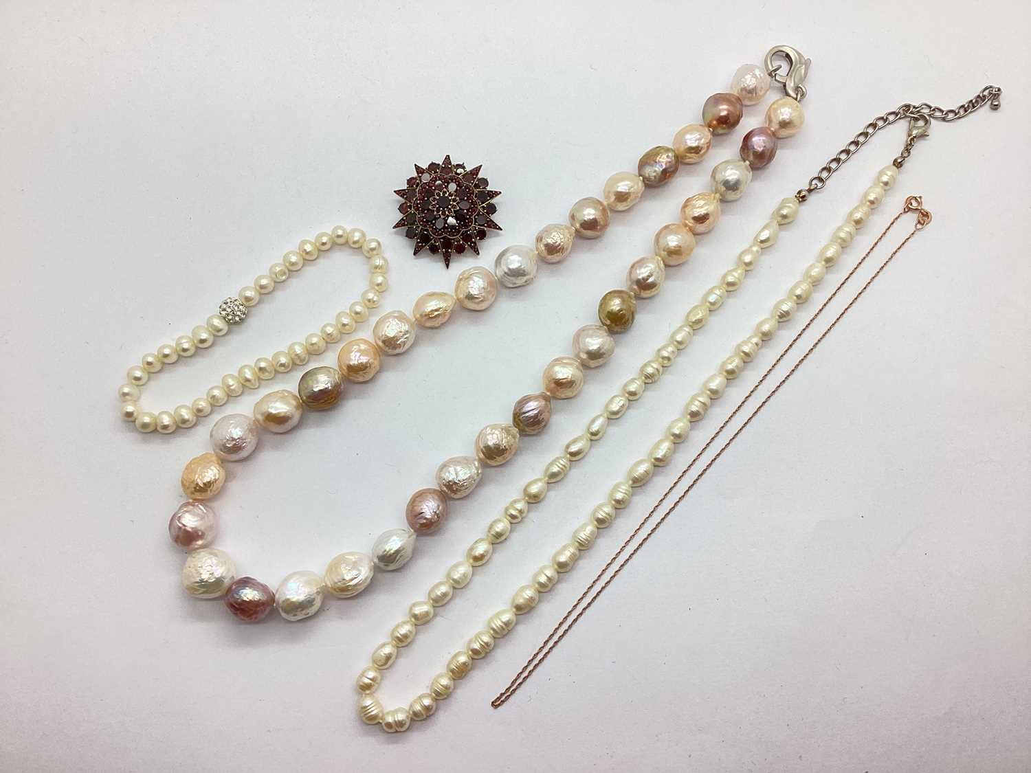 Lot 89 - Honora; A Baroque Pearl Bead Necklace, in...