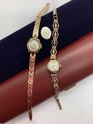 Lot 212 - Waltham; A 9ct Gold Cased Ladies Wristwatch,...