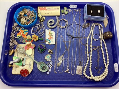 Lot 189 - An Assortment of "925" and Other Jewellery,...