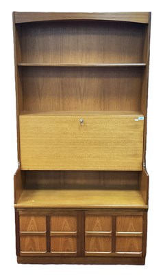 Lot 1523 - Teak Lounge Display Unit, with fall centre and...