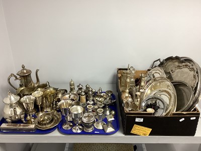 Lot 129 - A Large Selection of Plated Ware, including...