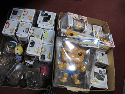 Lot 1115 - Funko Pop vinyl and bobble-head figurines to...