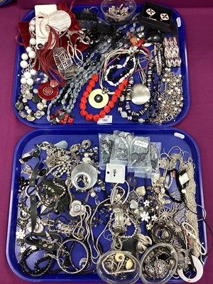 Lot 182 - An Assortment of Modern Costume Jewellery :-...