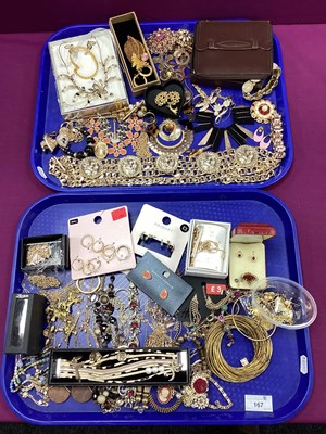 Lot 167 - An Assortment of Modern Costume Jewellery :-...