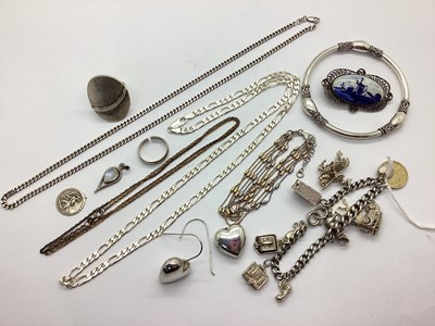 Lot 97 - An Assortment of "925" and Other Jewellery, to...