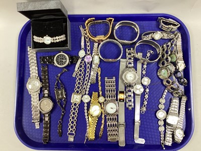 Lot 172 - An Assortment of Ladies Wristwatches, to...