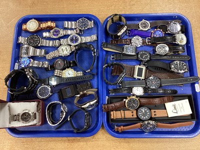 Lot 168 - An Assortment of Modern Gent's Wristwatches,...