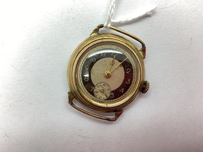 Lot 216 - A 9ct Gold Cased Chester Hallmarked Wristwatch...