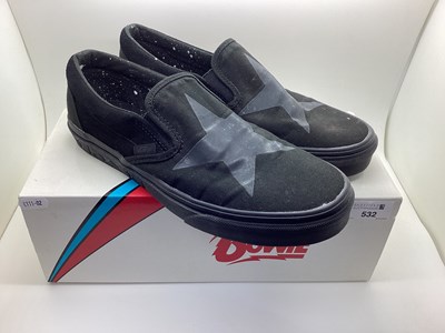 Lot 1344 - Vans David Bowie Blackstar Shoes, UK size 8,...