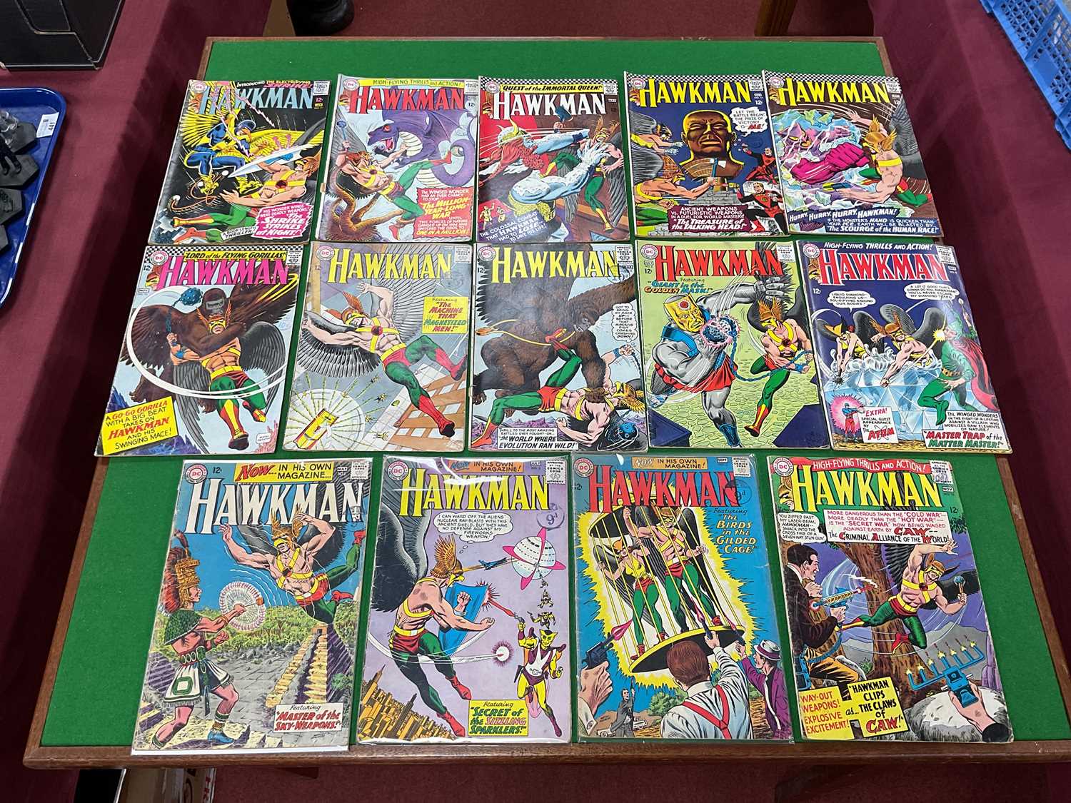 Lot 404 - Fourteen DC Hawkman Comics. comprising #1-#3,...