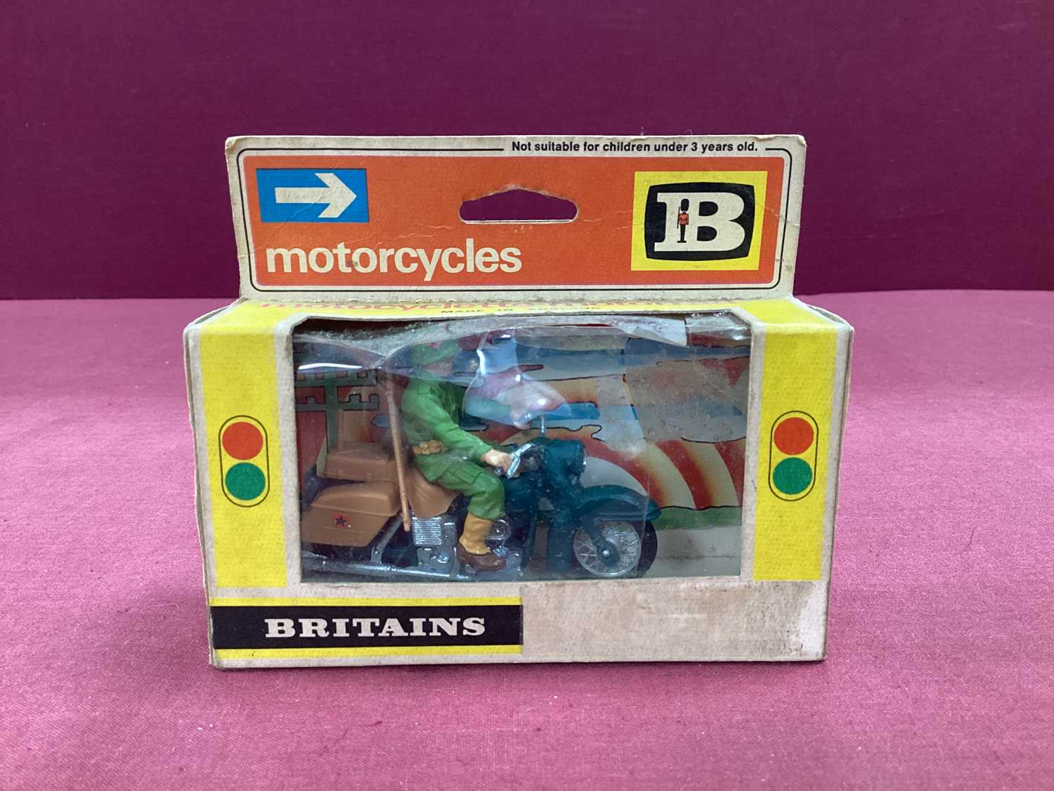 Lot 645 - Britains Motorcycles No 9682 - US Army...