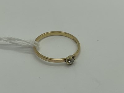 Lot 507 - A Dainty Single Stone Diamond Ring, the...