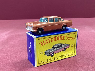 Lot 725 - Matchbox No 22 Vauxhall Cresta, metallic...