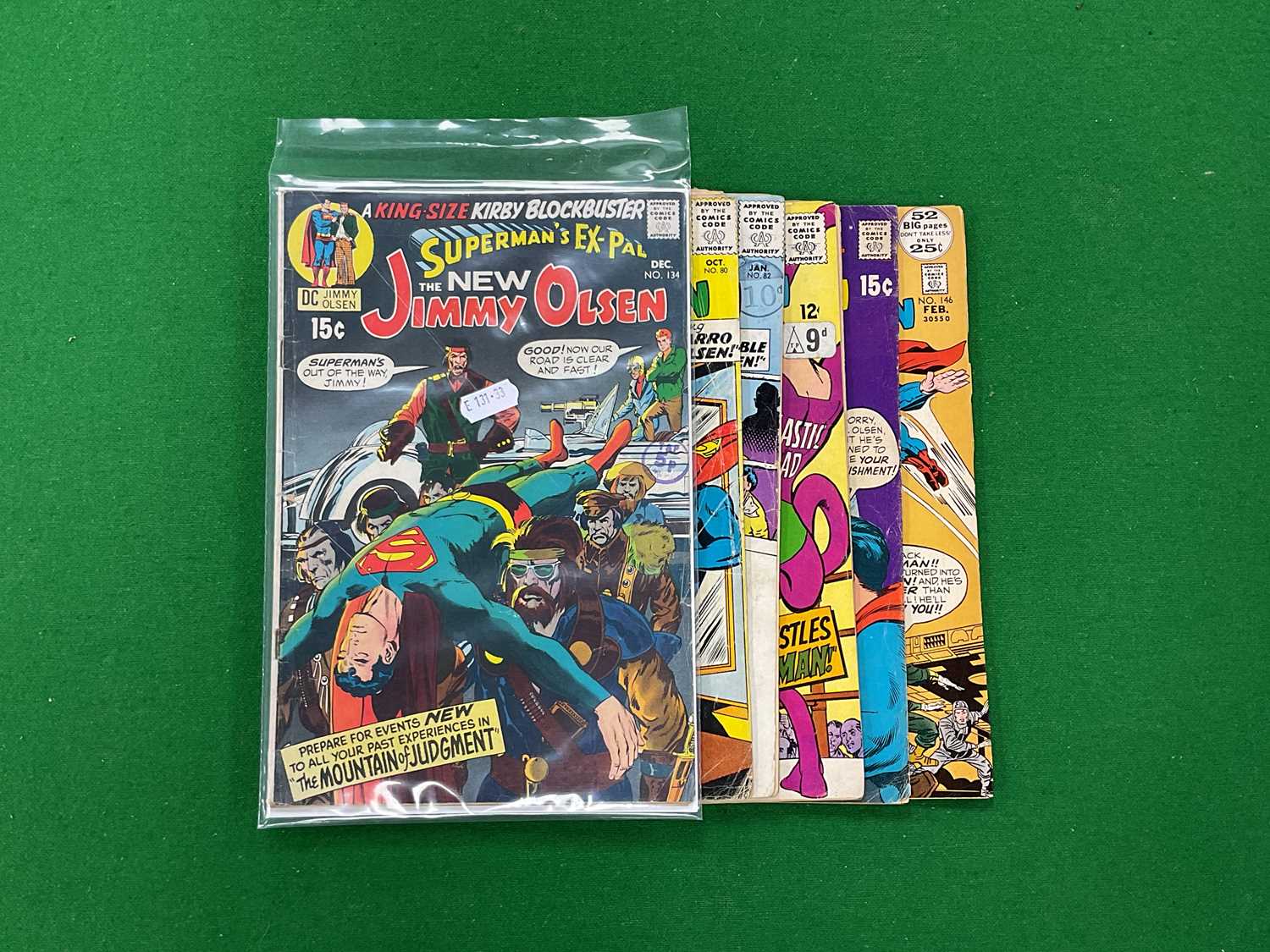 Lot 410 - Six DC Superman's Pal Jimmy Olsen Comics....