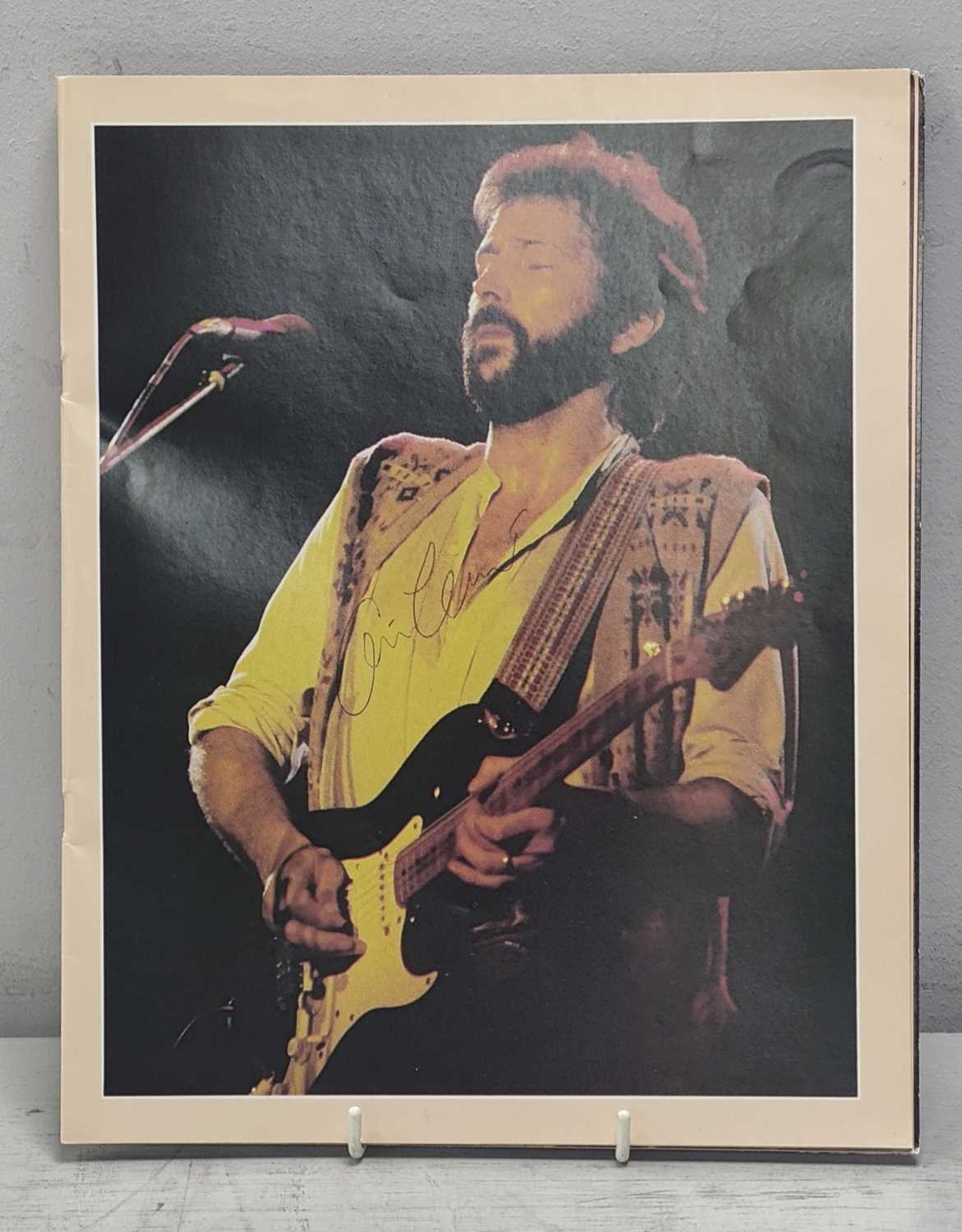 Lot 539 - Eric Clapton Signed Programme, (unverified).