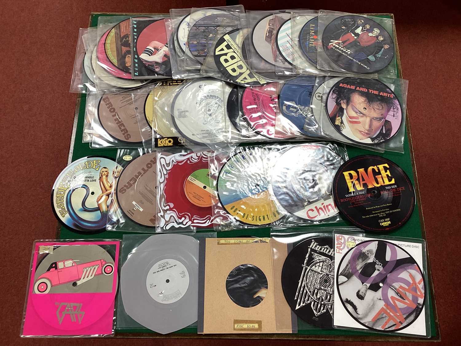 Lot 505 - 7" Picture Discs, forty-five by artists to...