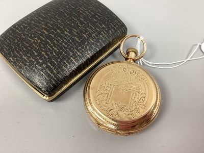 Lot 222 - Hampden Watch Co; A Full Hunter Cased...