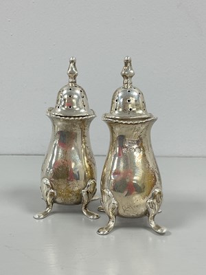 Lot 17A - A Pair of Hallmarked Silver Pepperettes,...