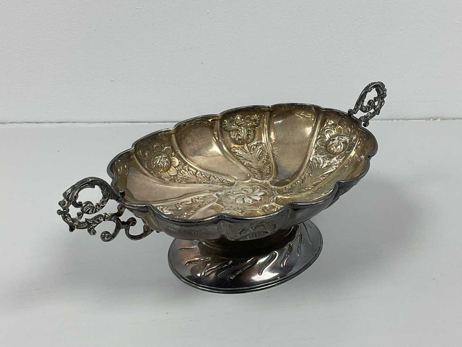 Lot 11 - A Victorian Hallmarked Silver Twin Handled...