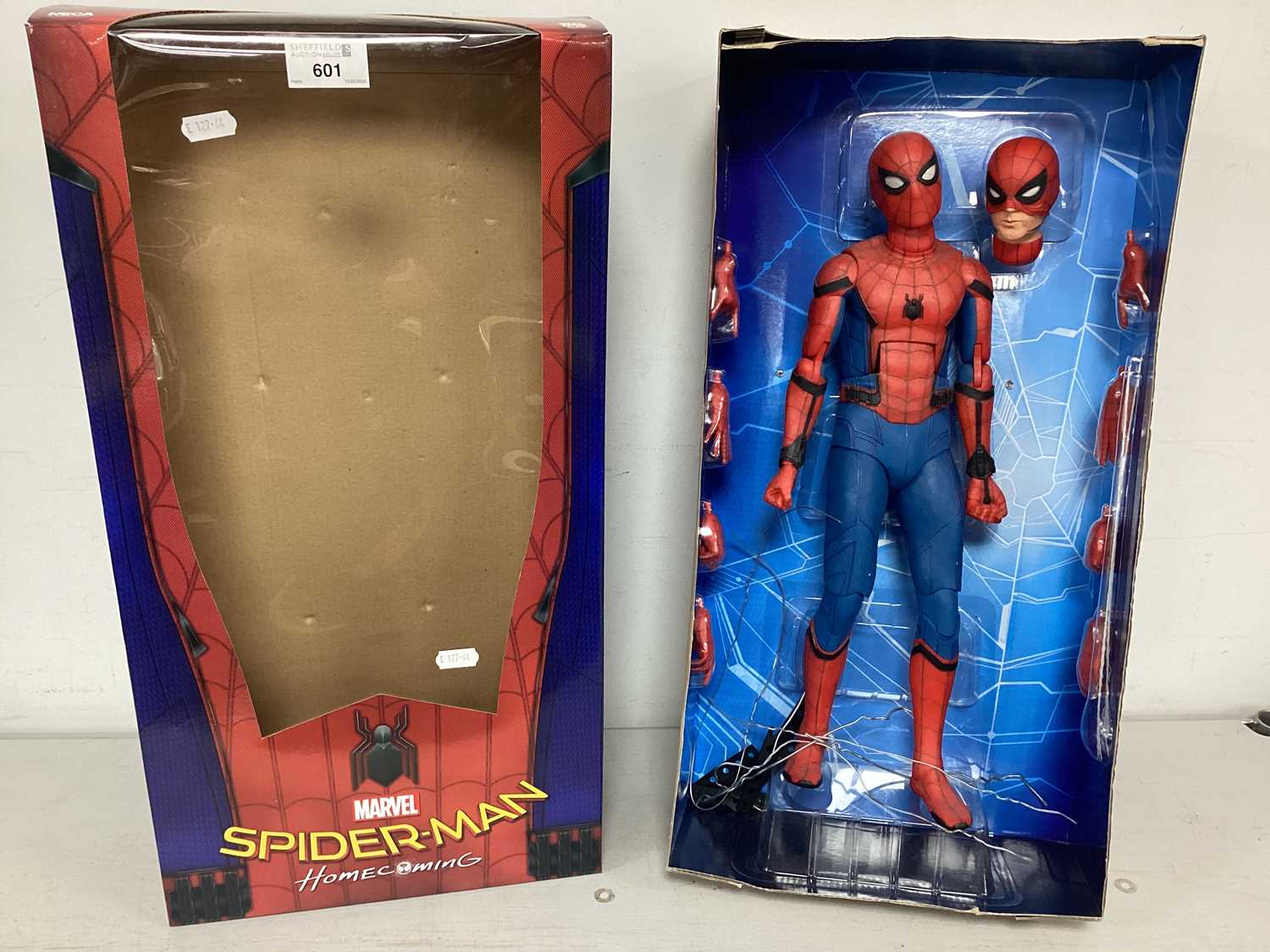 Lot 601 - A Neca Marvel Spider-Man Homecoming 1/4 Scale...