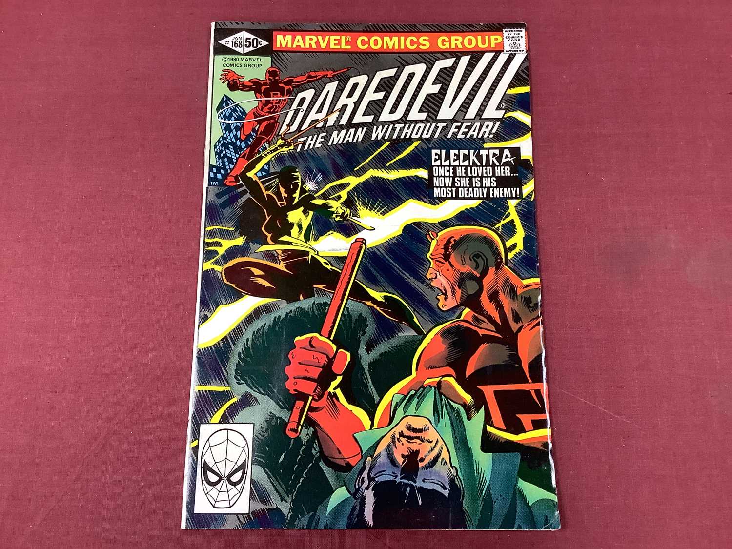 Lot 521 - Marvel Comics, Daredevil #168. Key Issue,