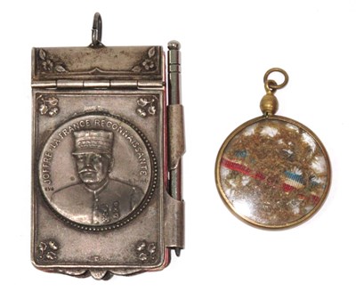 Lot 1312 - Militaria - Early XX Century white metal...