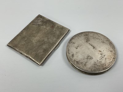 Lot 13 - An Art Deco Hallmarked Silver Cigarette Case,...