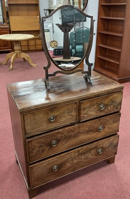 Lot 1578 - XIX Century Mahogany Chest of Drawers, with...