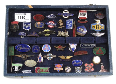 Lot 1310 - Vintage Motoring Enamelled Lapel Badges, Royal...