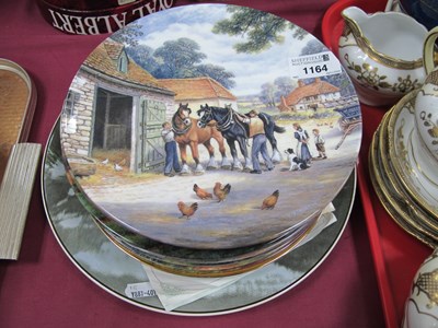 Lot 1164 - A collection of Royal Doulton display plates...