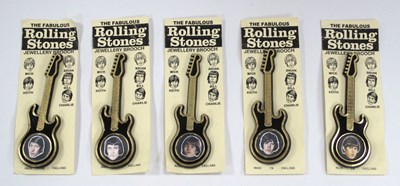 Lot 1309 - Rolling Stones Guitar Brooches, featuring...