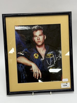 Lot 1354 - Top Gun "Ice Man" - Val Kilmer autograph,...