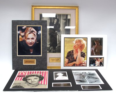 Lot 1361 - Female Star Autographs, Moira Lister, Loretta...