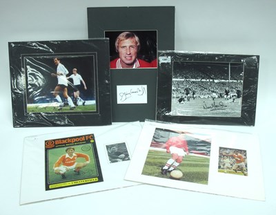 Lot 1397 - Football Autographs - Tony Green, Alan Ball,...