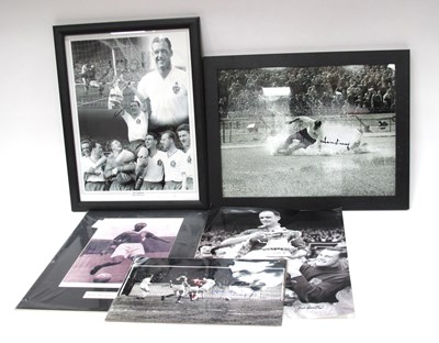 Lot 1358 - Football Autographs - Tom Finney, Nat...