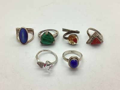 Lot 88 - An Assortment of "925" and Other Rings, to...