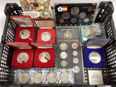 Lot 43 - Collection Of GB And World Coins, includes a...