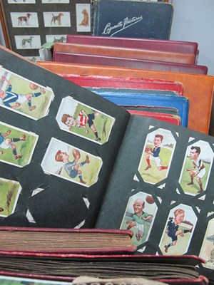 Lot 1022 - Cigarette Cards in Albums including Wills',...