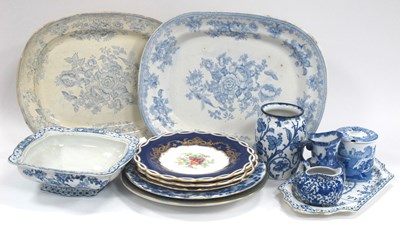 Lot 1197 - Spode Blue Room 'Milkmaid' plate and 'Italian'...