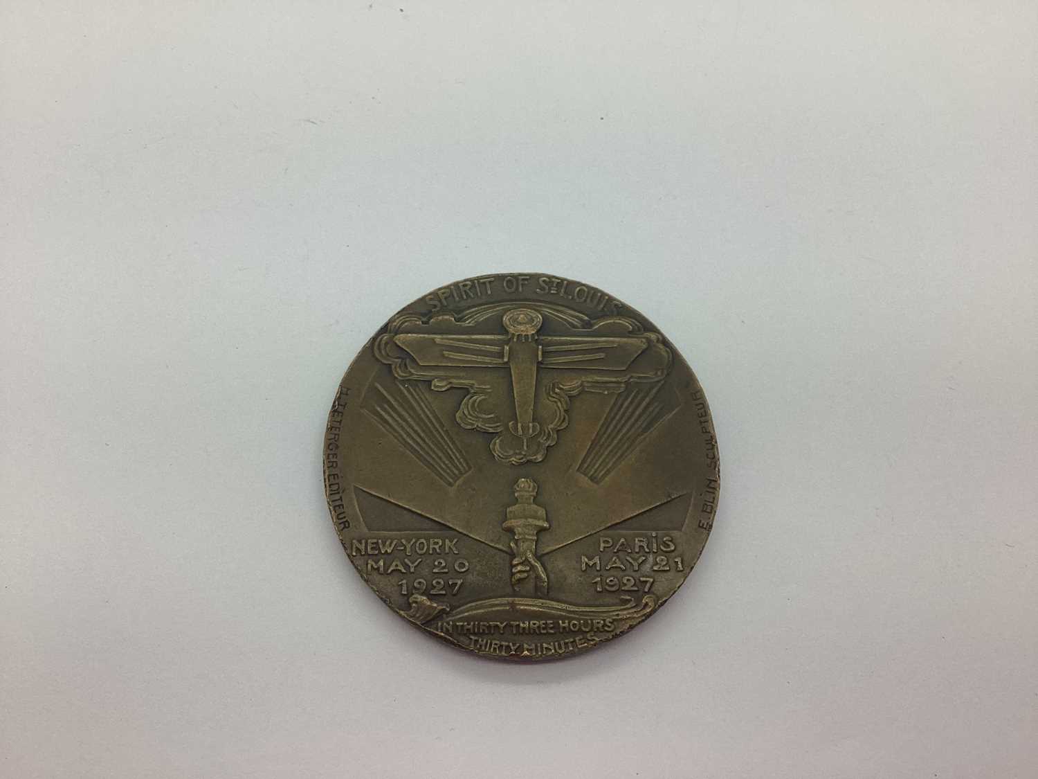Lot 575 - 1927 Charles Lindbergh Solo Transatlantic...